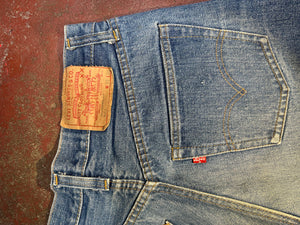 Vintage Levi 501 USA Made Redline Single Stitch Cutoff Shorts (JYJ-205)