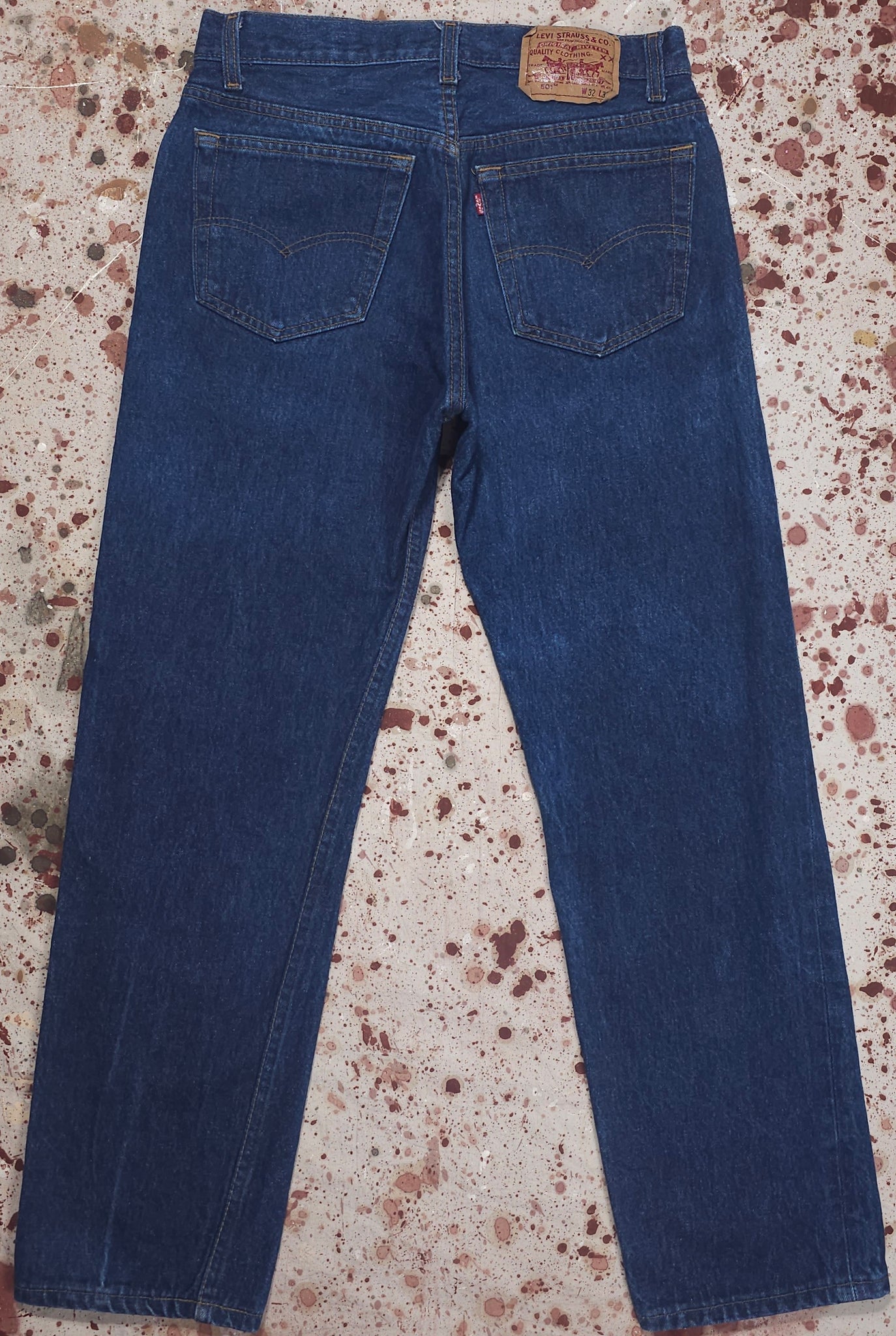 Vintage USA made Levi’s 501 One-Wash Transitional Denim Jeans (JYJ0125-399)