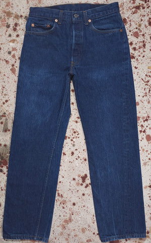 Vintage USA made Levi’s 501 One-Wash Transitional Denim Jeans (JYJ0125-399)