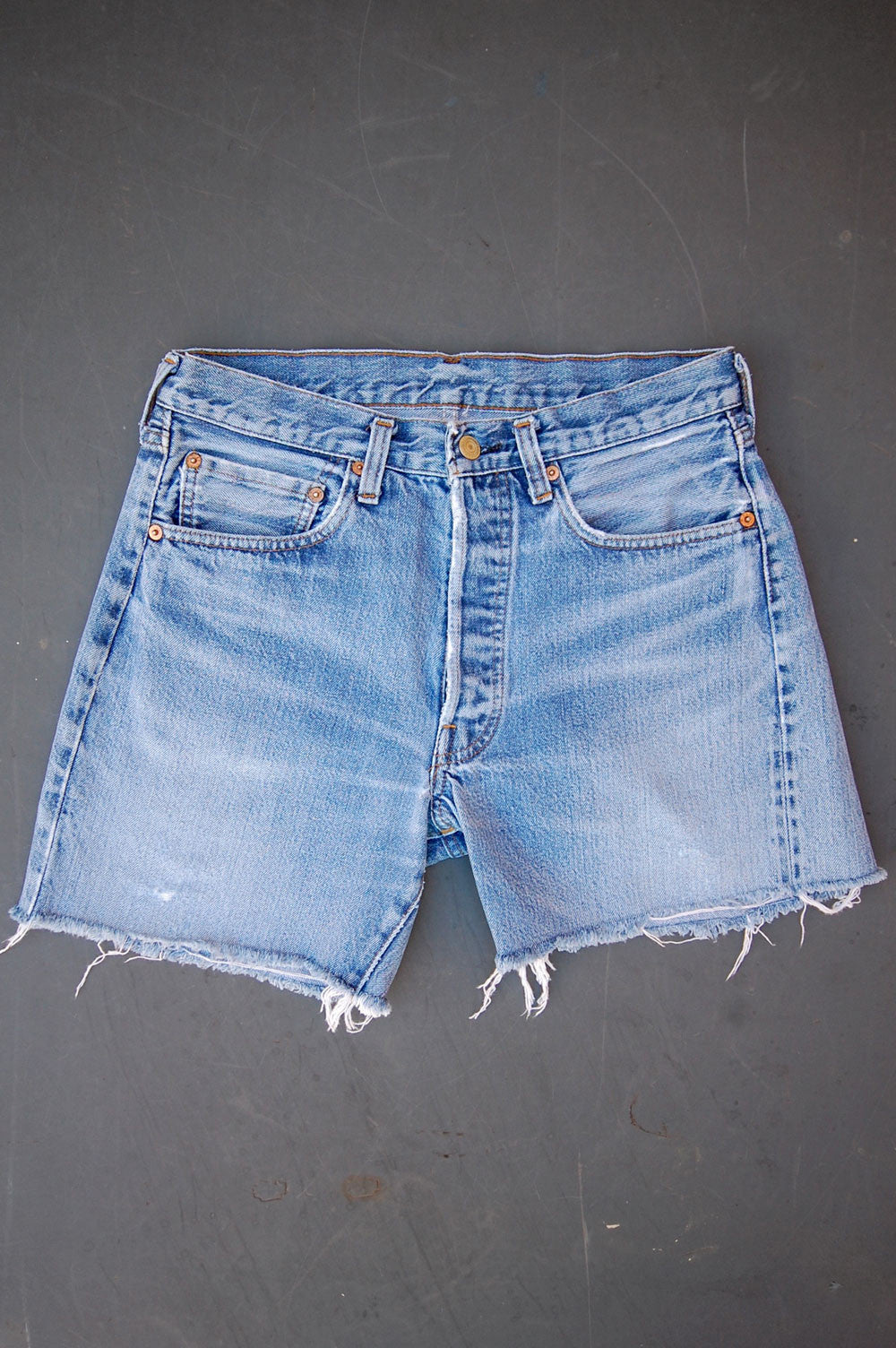 Vintage 501 Redline Denim Shorts (JYJ-019) JEANS LLC