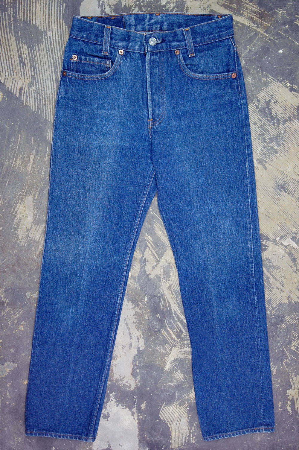 Vintage Levi's 701 Student Fit USA Transitional One Wash Denim Jeans (JYJ-0234)