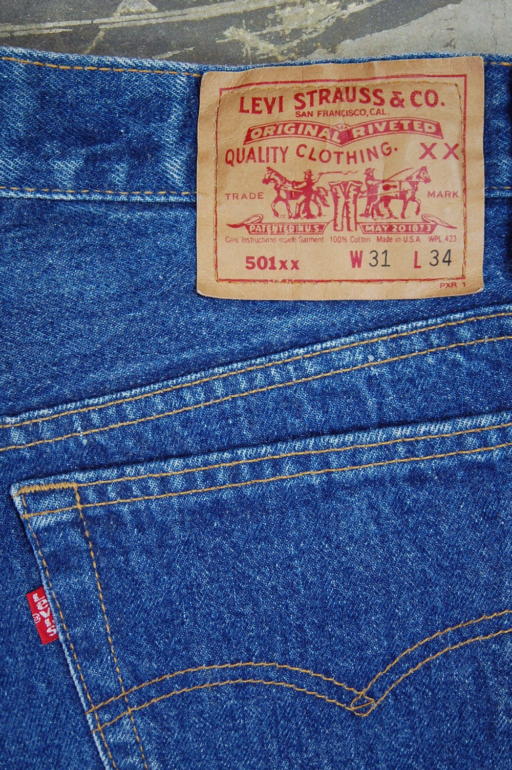 Vintage Levi's 501xx USA One Wash Denim Jeans (JYJ-047) – JUNKYARD