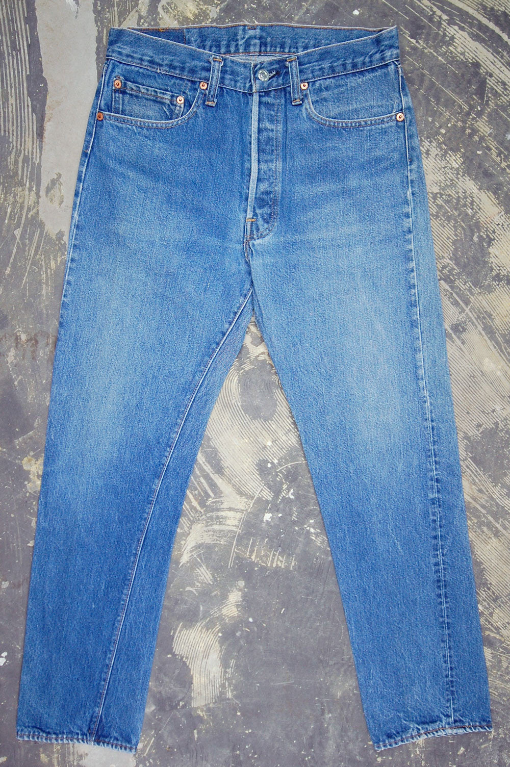 Vintage Levi's 501 USA Transitional Denim Jeans (JYJ-0054)
