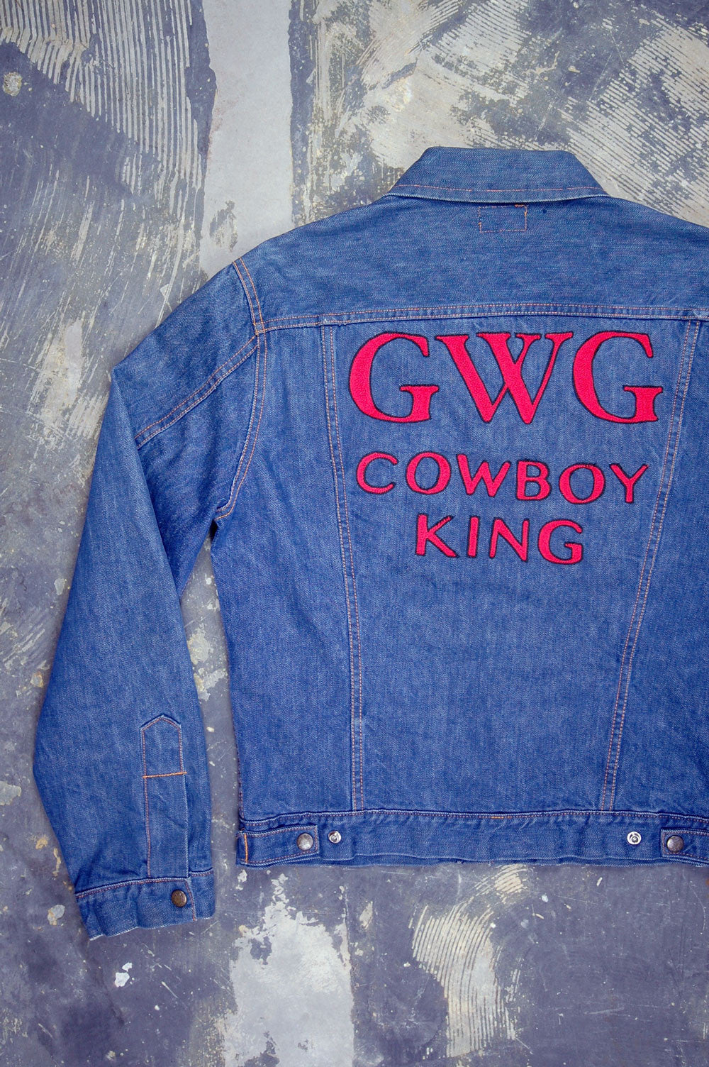 King Logo Vintage Denim Jacket – YZ