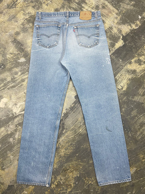Vintage Levi 501 USA Premium Wash & Paint Denim Jeans (JYJ-0322)