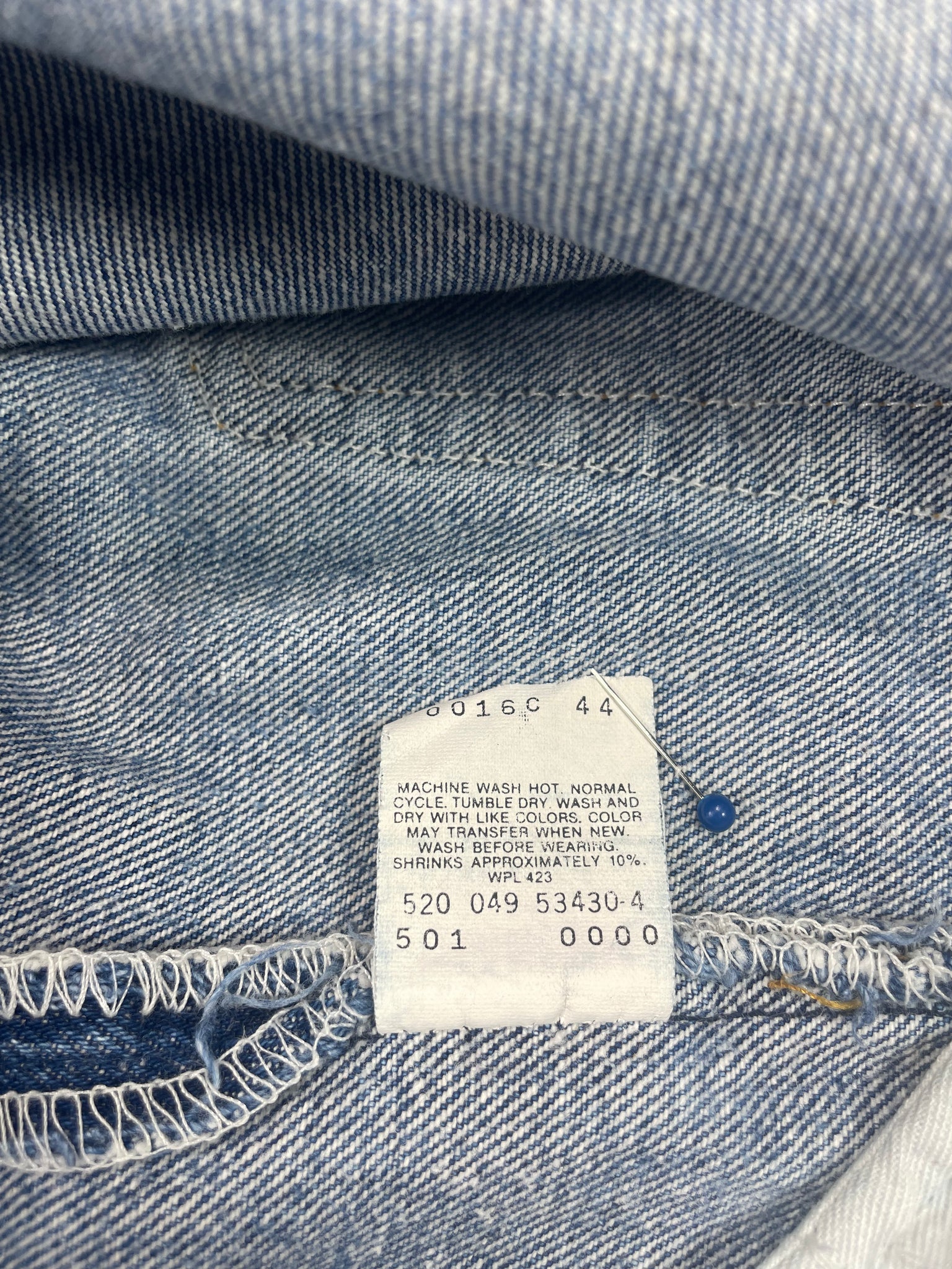 Vintage Levi 501 USA Premium Wash & Paint Denim Jeans (JYJ-0318)