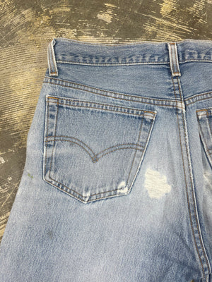 Vintage Levi 501 USA Premium Wash & Paint Denim Jeans (JYJ-0313)