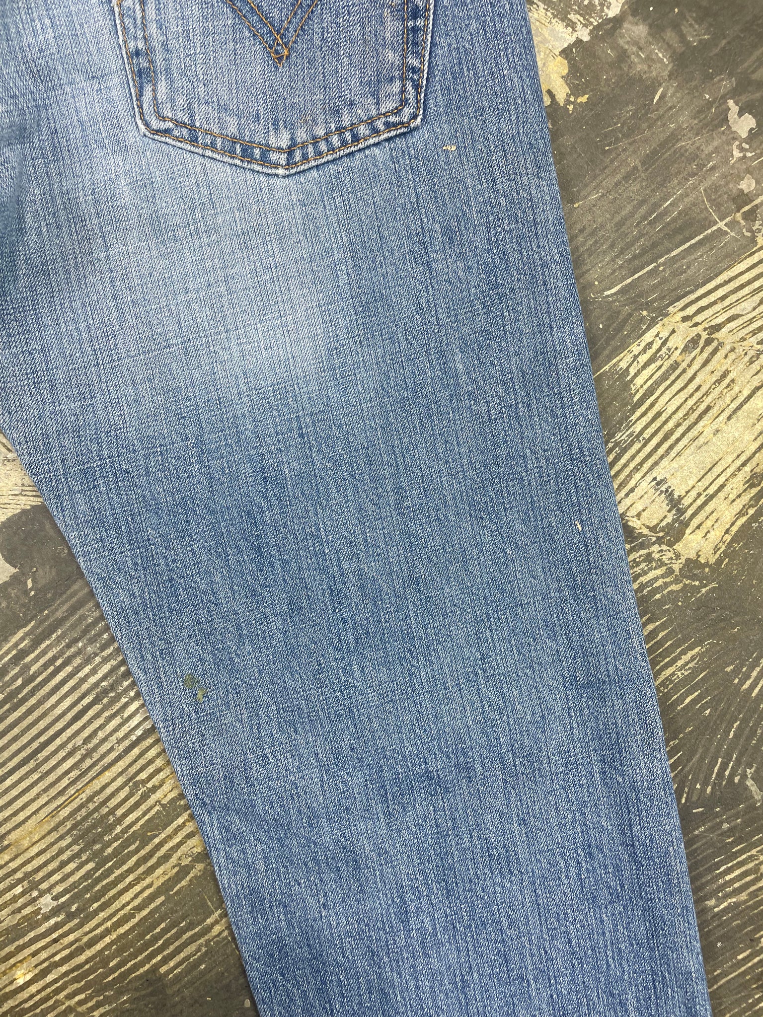 Vintage Levi 501 Premium Wash & Paint Denim Jeans (JYJ-0304)