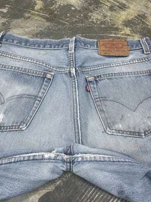 Vintage Levi 501 USA Premium Wash & Paint Denim Jeans (JYJ-0319)