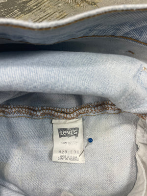 Vintage Levi 501 USA Premium Wash & Paint Denim Jeans (JYJ-0298)