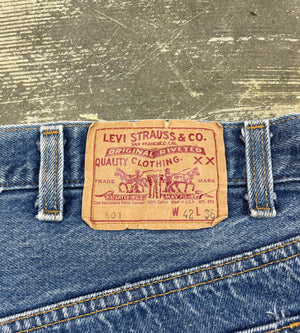 Vintage Levi 501 USA Premium Wash Denim Jeans (JYJ-0285)