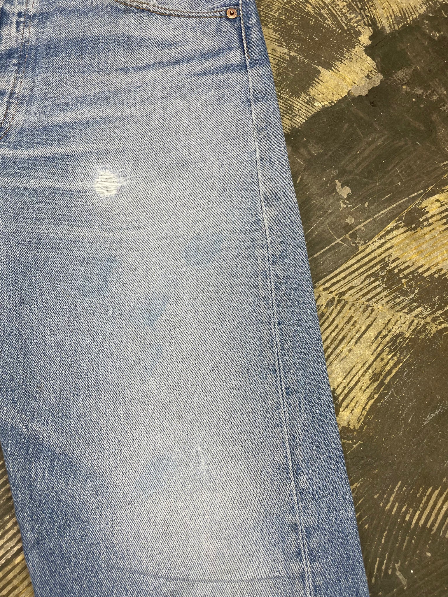 Vintage Levi 501 USA Premium Wash Denim Jeans (JYJ-0283)