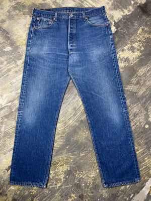 Vintage Levi 501 USA Two Wash Denim Jeans (JYJ-0220)