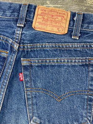 Vintage Levi 701 Student Fit USA Transitional Two Wash Denim Jeans (JYJ-0206)