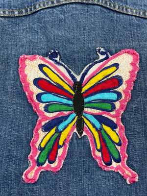 Vintage 1970's Levi 2-Pocket Butterfly USA Indigo Denim Jacket (JYJ-138)