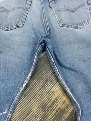 Vintage Levi 501 USA Premium Wash & Paint Denim Jeans (JYJ-0316)