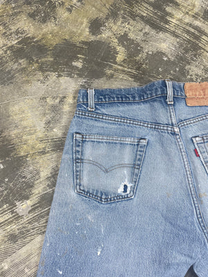 Vintage Levi 501 USA Premium Wash & Paint Denim Jeans (JYJ-0320)