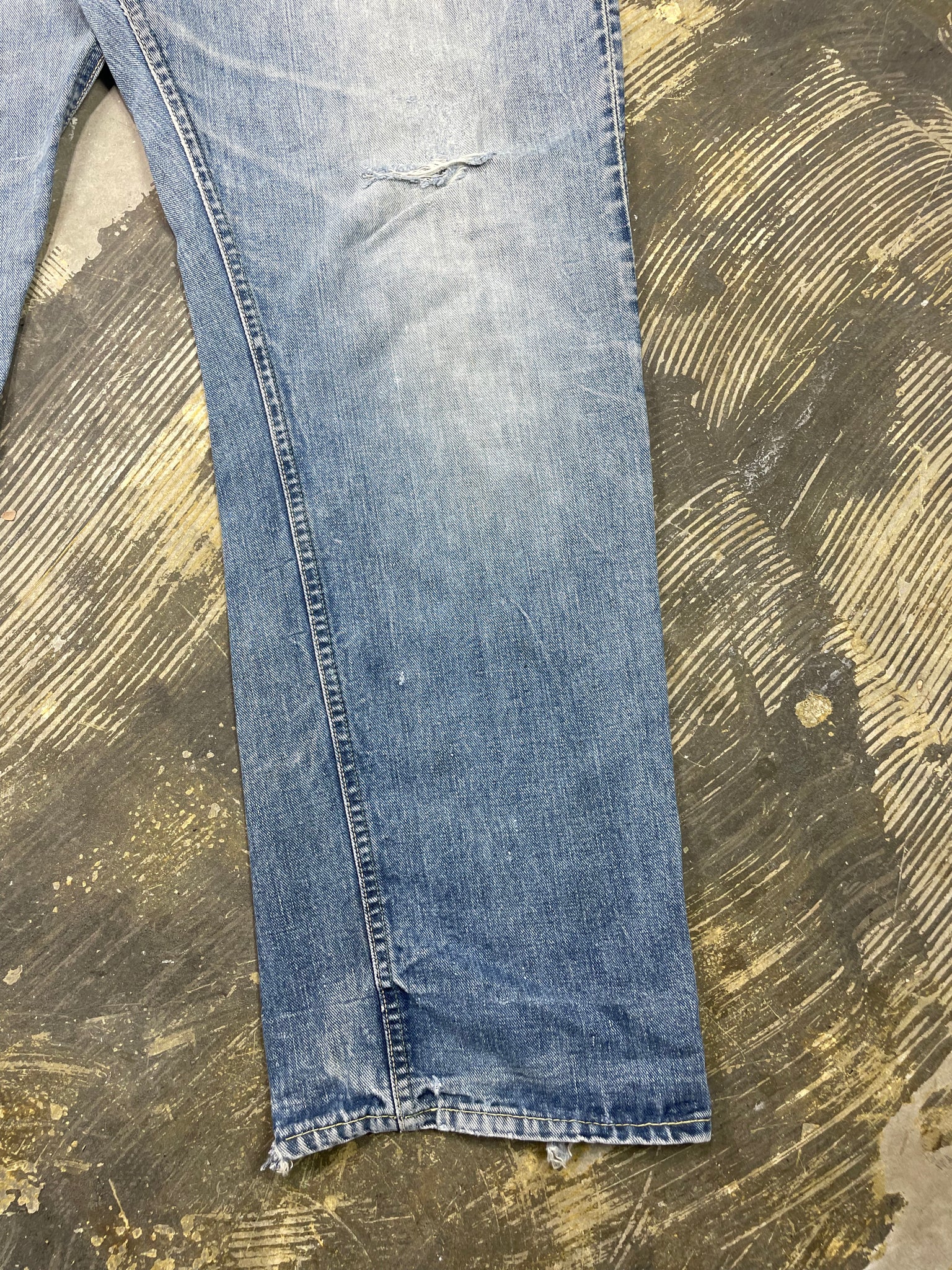 Vintage 1960's Lee Riders 1/2 Selvedge Denim Jeans (JYJ-0328)