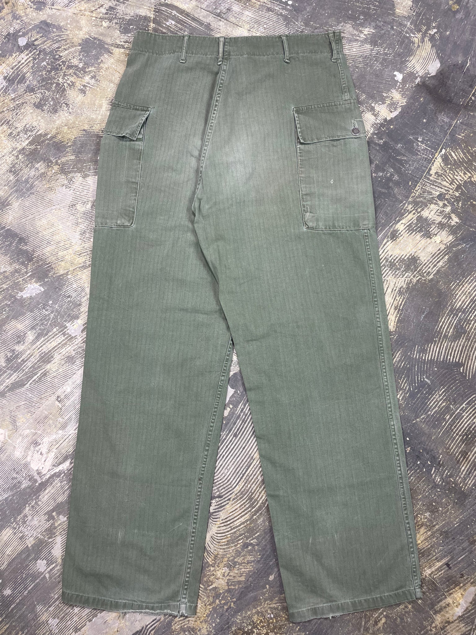 WW2 US Army 13-Star Button HBT Combat Trousers (JYJ-0194