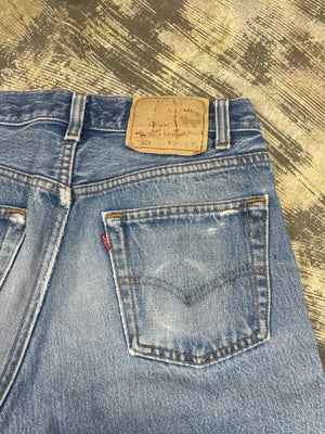 Vintage Levi 501 USA Premium Wash & Paint Denim Jeans (JYJ-0302