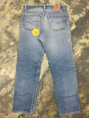 Vintage Levi 501 USA Premium Wash & Paint Denim Jeans (JYJ-0326)