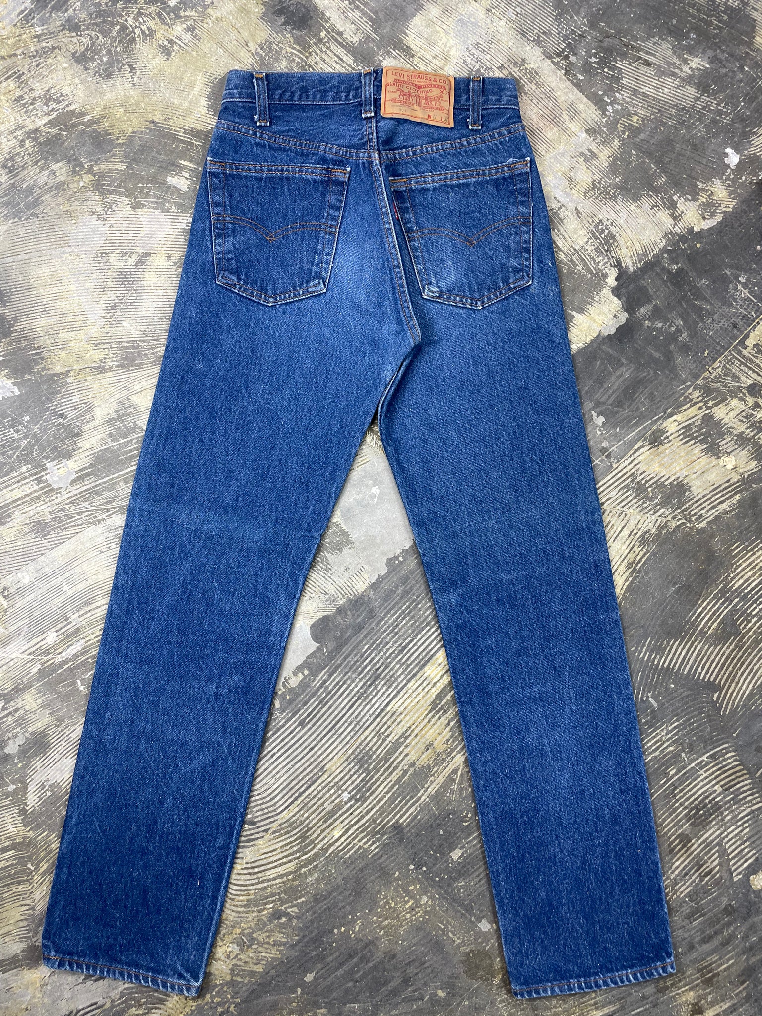 Vintage Levi 501 USA Transitional Two Wash Denim Jeans (JYJ-0205)