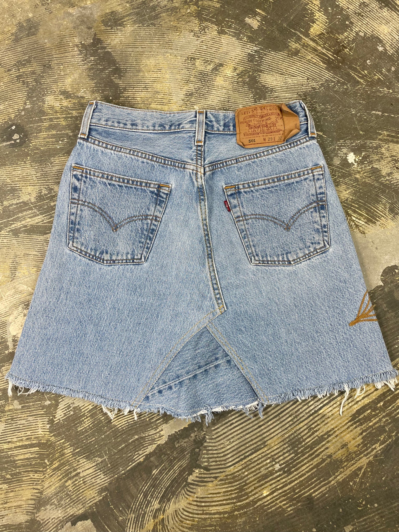 Levis denim skirt sales jcpenney