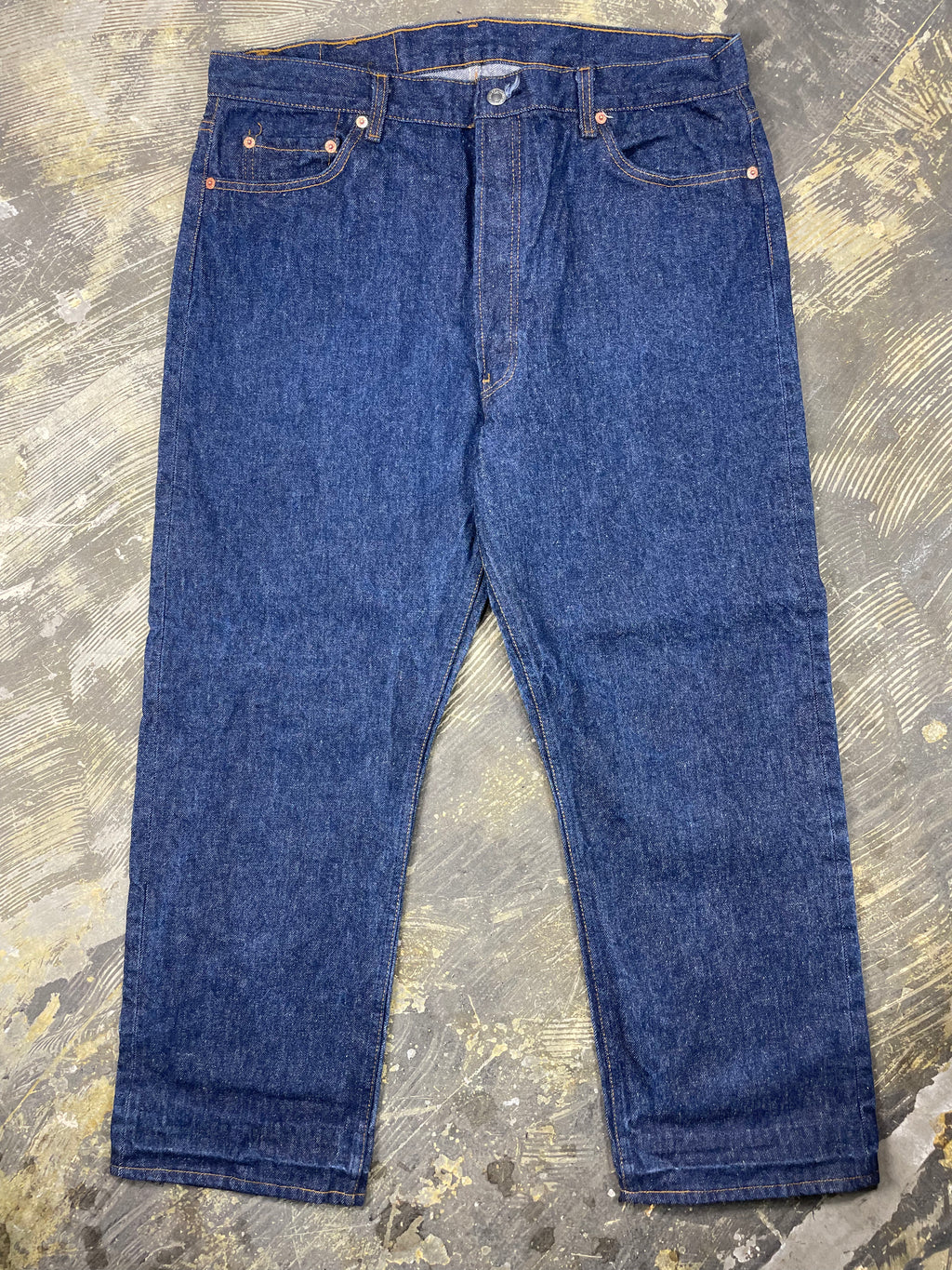 Vintage Levi 501 USA Transitional One Wash Denim Jeans (JYJ-0222)