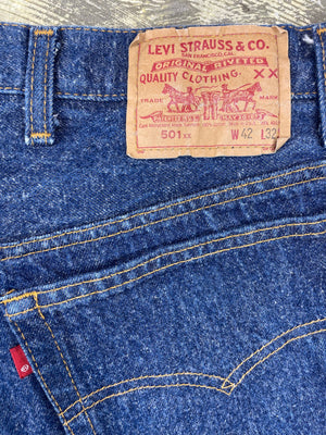 Vintage Levi 501 USA One Wash Denim Jeans (JYJ-0221)