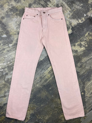 Pink best sale levi jeans