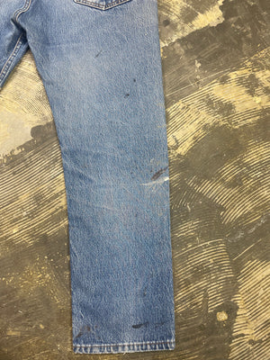 Vintage Levi 501 USA Premium Wash & Paint Denim Jeans (JYJ-0318)