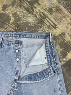 Vintage Levi 501 USA Premium Wash & Paint Denim Jeans (JYJ-0323)