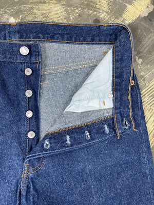 Vintage Levi 501 USA Transitional One Wash Denim Jeans (JYJ-0212)