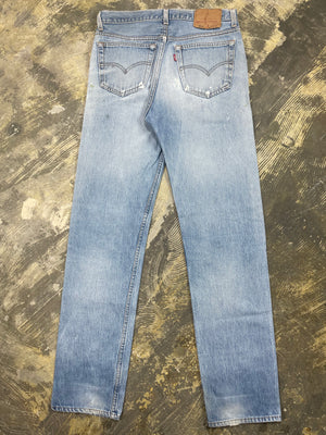 Vintage Levi 501 USA Premium Wash & Paint Denim Jeans (JYJ-0313)