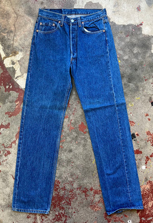 Vintage Levi 501 USA Two Wash Denim Jeans (JYJ-0153)