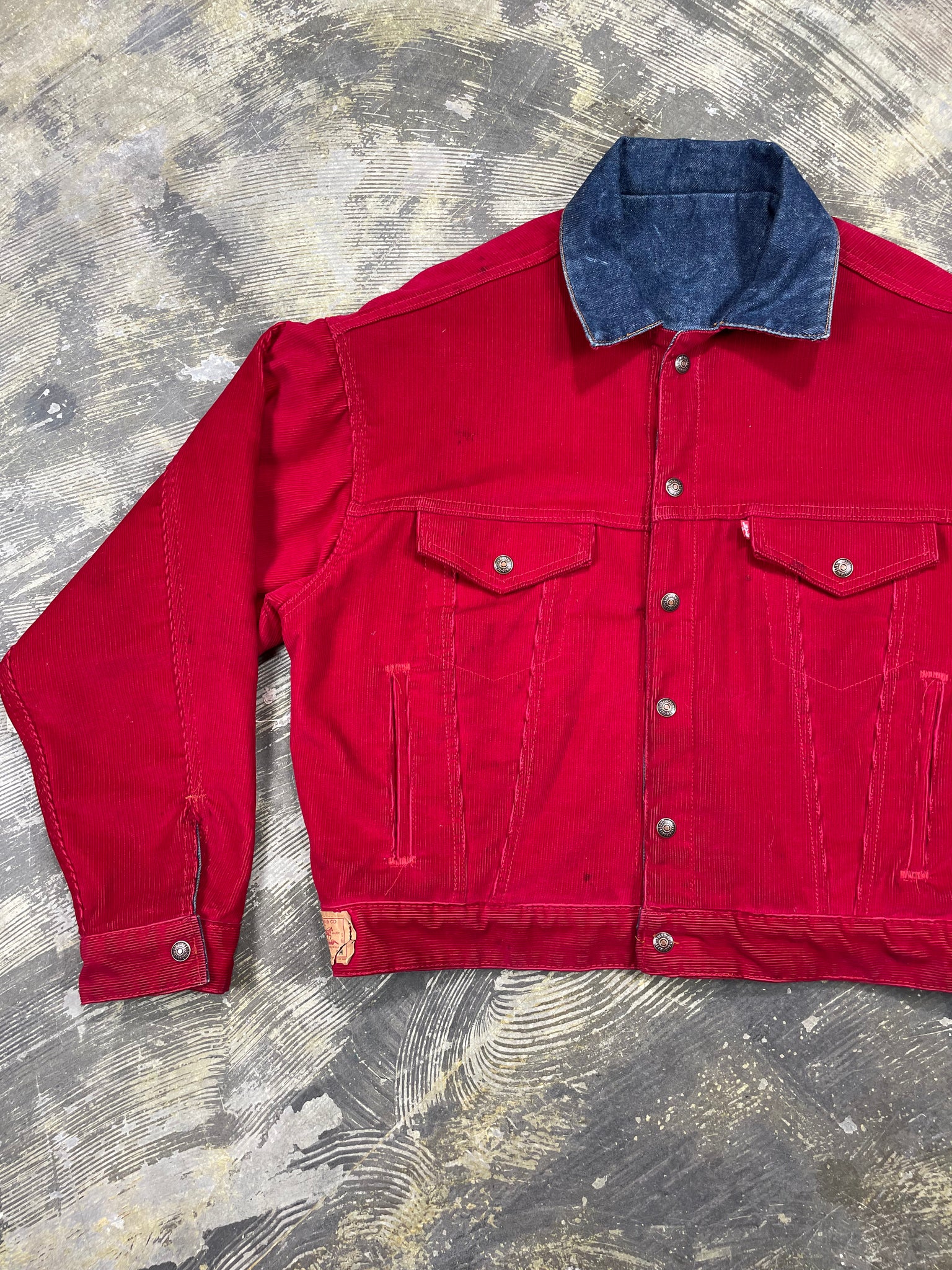 Levis vintage corduroy jacket sales