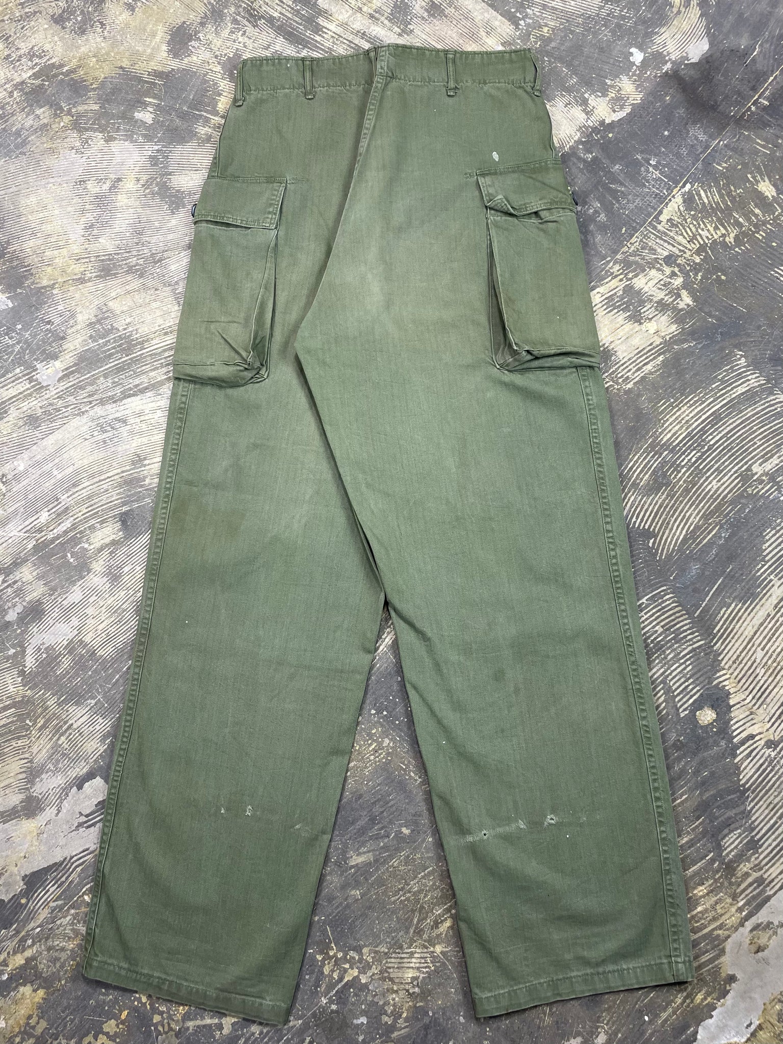 WW2 US Army 13-Star Button HBT Combat Trousers (JYJ-0195