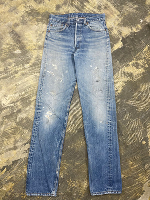 Vintage Levi 501 USA Premium Wash & Paint Denim Jeans (JYJ-0305)